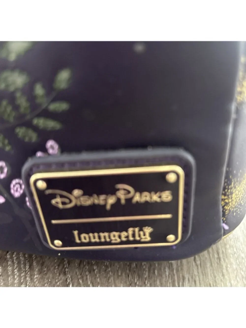 Disney Parks Wish Asha Loungefly Mini Backpack Navy Blue GOLD